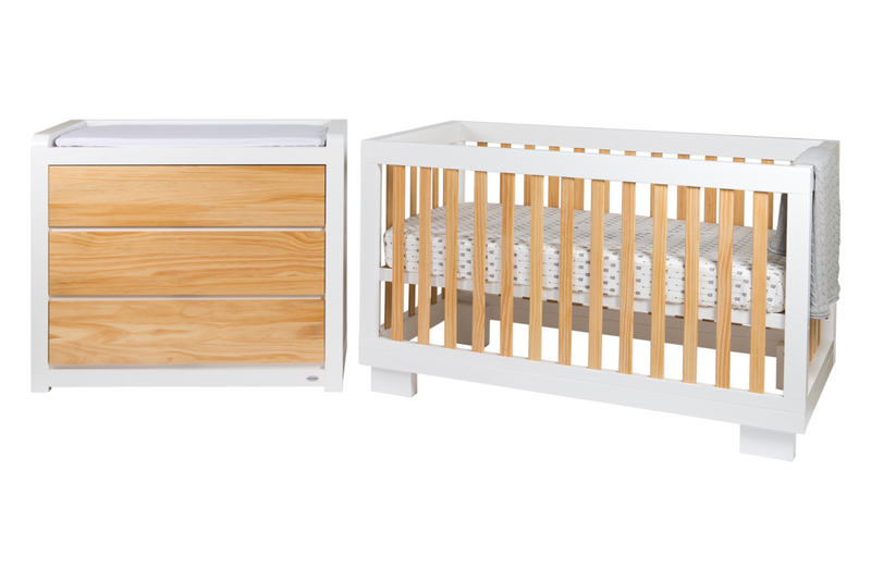 Cocoon Luxe Cot & Dresser Package (Mattress & Change Mat Included)