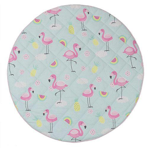 Lolli Living Round Play Mat - Flamingo