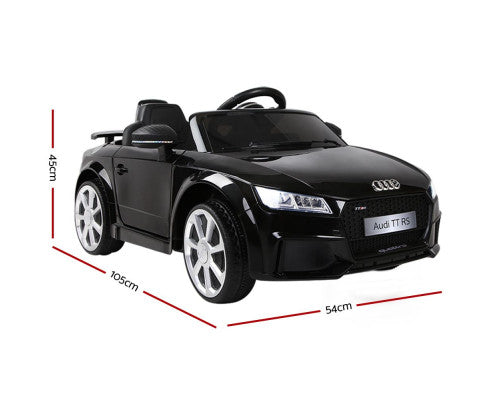 Kids Ride On Car Audi Licensed TT RS - Black