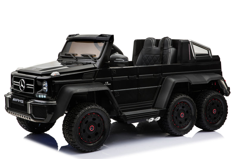 Little Riders Kids Ride On Car Licensed Mercedes Benz G63 with 6 Wheels 4WD