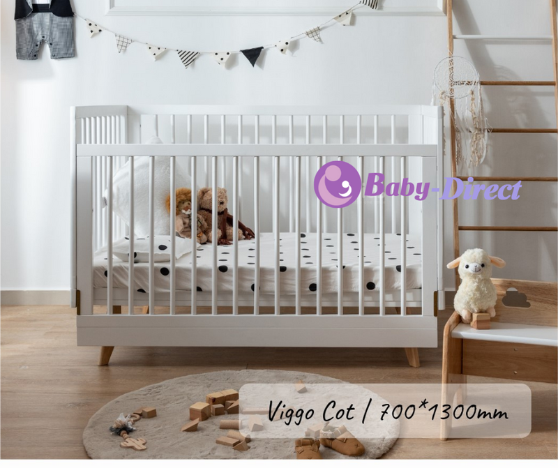 Baby Direct 3 in 1 Viggo Cot with Dropside