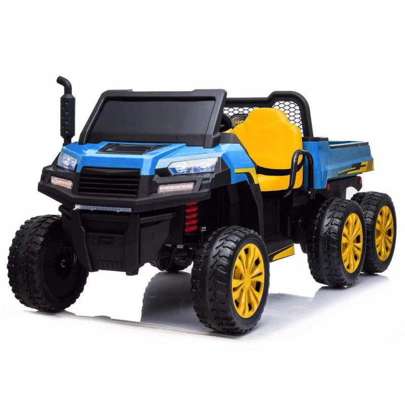 Little Riders Kids Ride On Car Farm Truck With Tipping Bed 24V