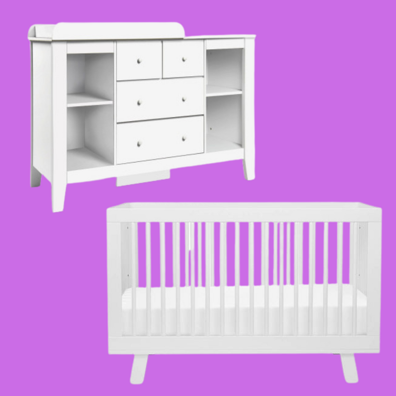 BABY DIRECT RILEY COT WITH 4 CHEST DRAWER PACKAGE