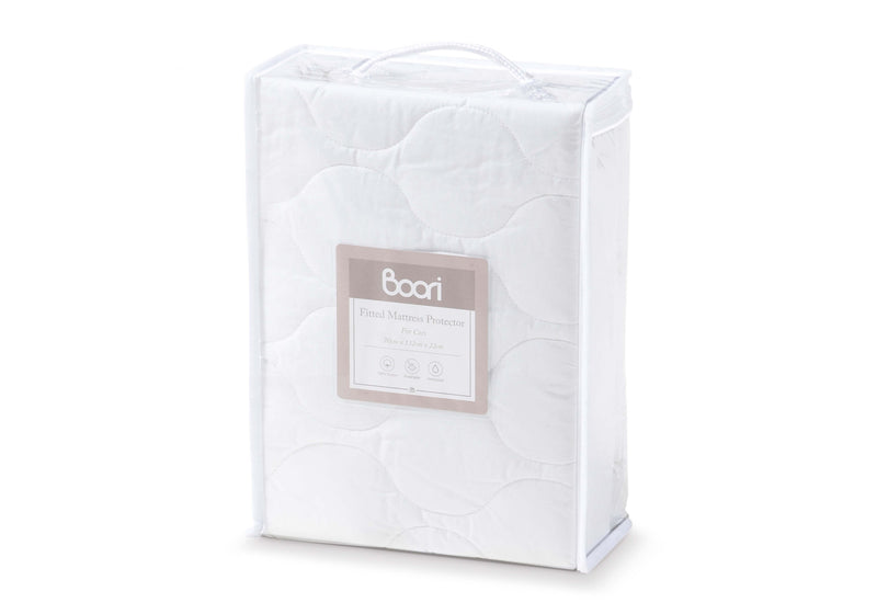 Boori Cot Bed Fitted Mattress Protector (132cm x 70cm)