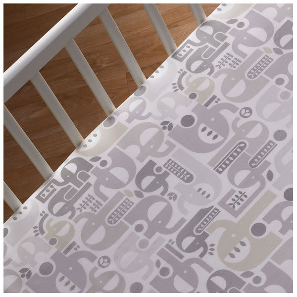 Lolli Living Naturi Cot Fitted Sheet Elephant