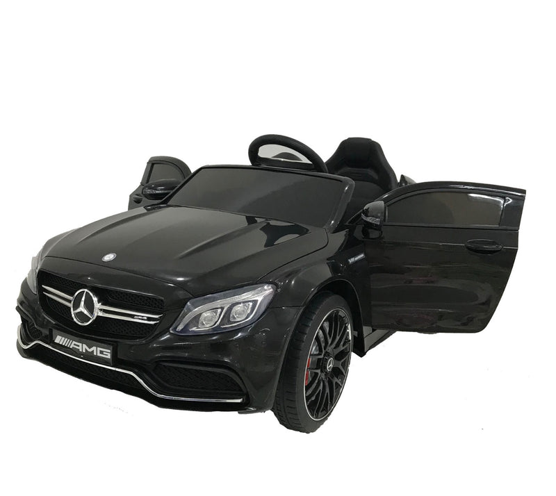 Little Riders Kids Ride On Car Mercedes Benz AMG C63 S Sports Car 12V