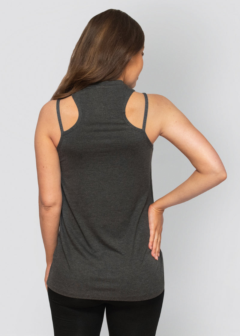 essential singlet - charcoal