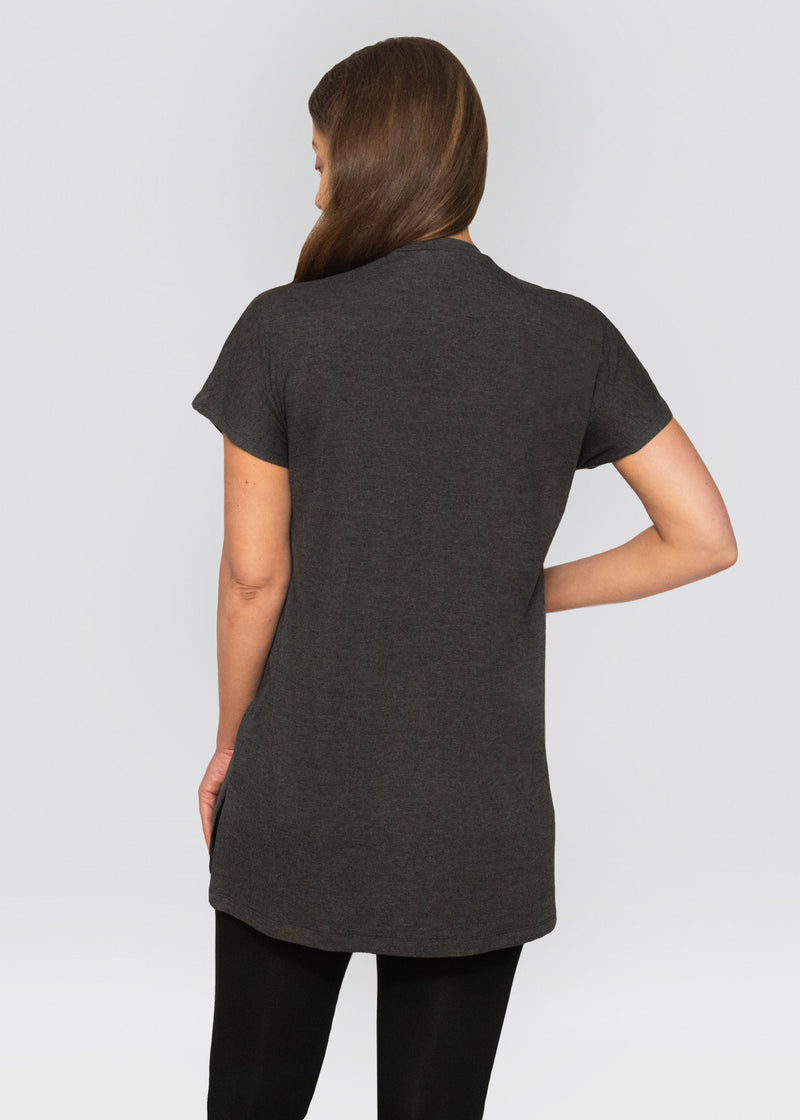 relaxed tee - charcoal